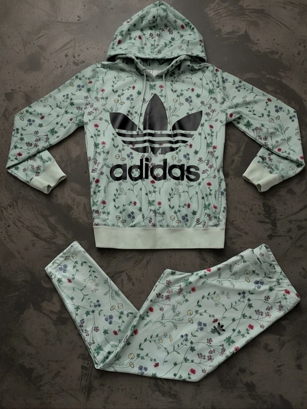 Adidas Originals Floral Hoodie & Leggings